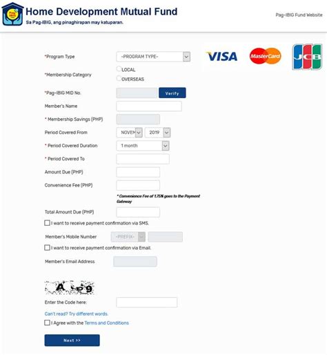 how to pay online in pag ibig